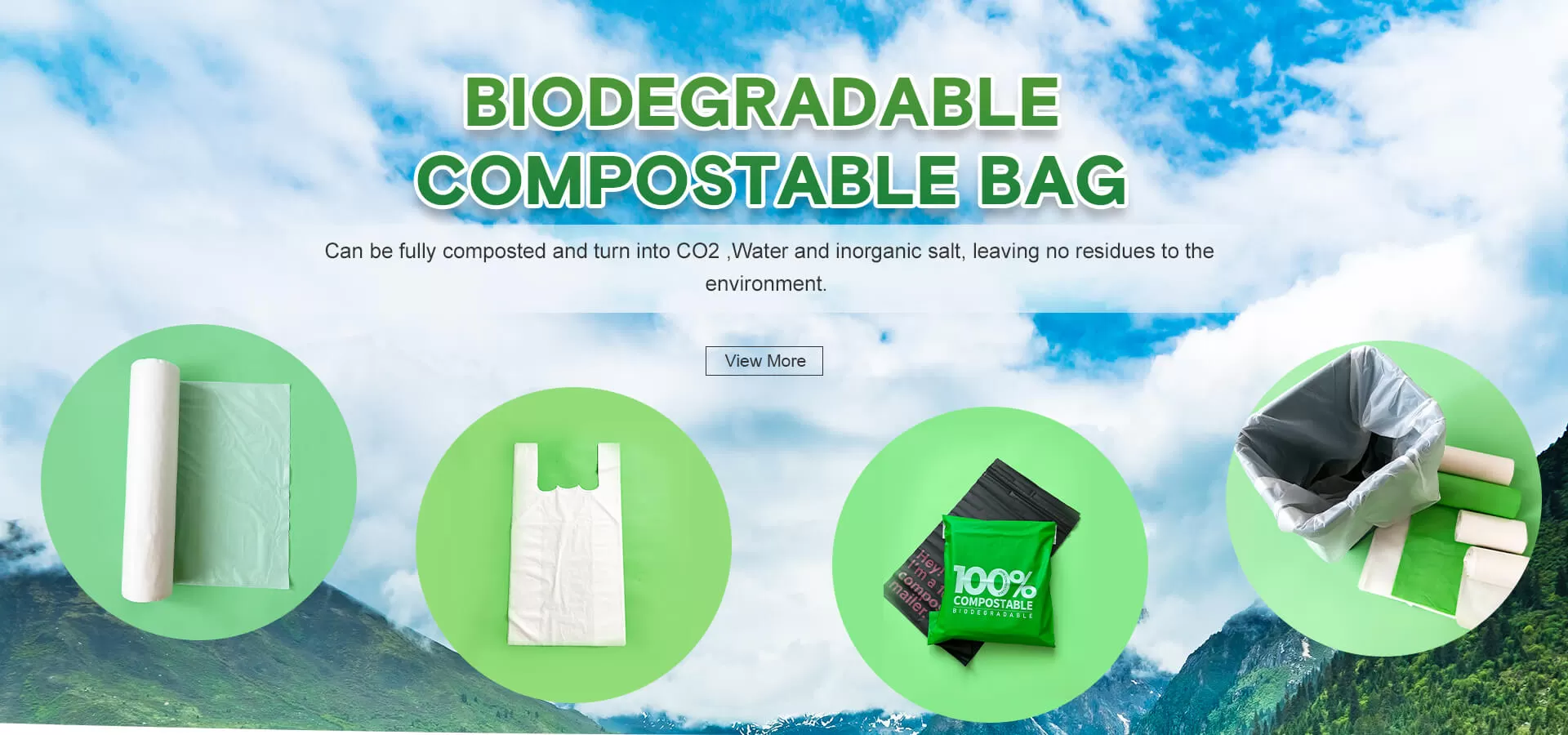 BIODEGRADABLE COMPOSTABLE BAG