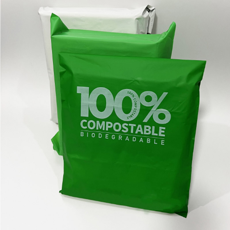 Biodegradable bags are often made from renewable resources such as corn starch, which helps in conserving non-renewable resources like petroleum.