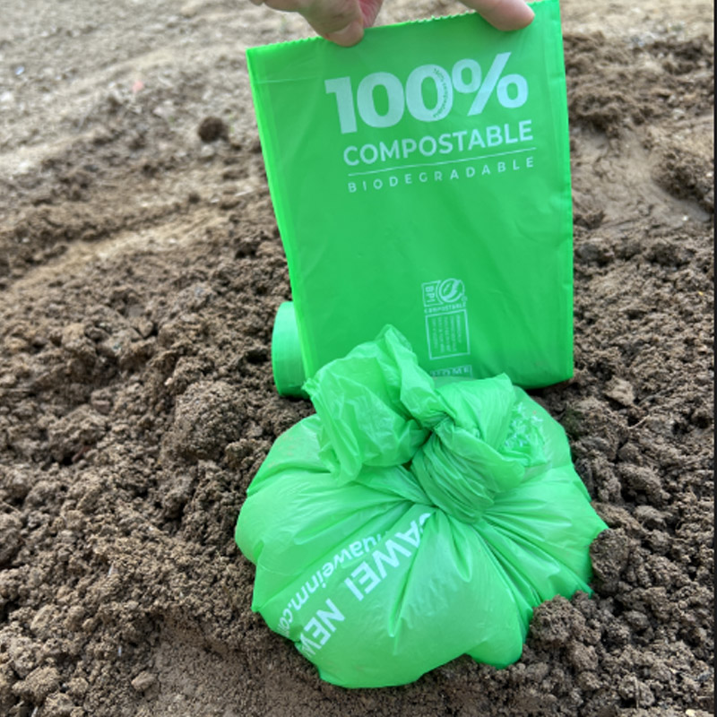 Biodegradable plastic bags can often be composted along with organic waste, contributing to the production of nutrient-rich compost for agricultural use.